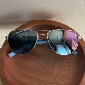 Maui Jim Silver Aviator Sunglasses